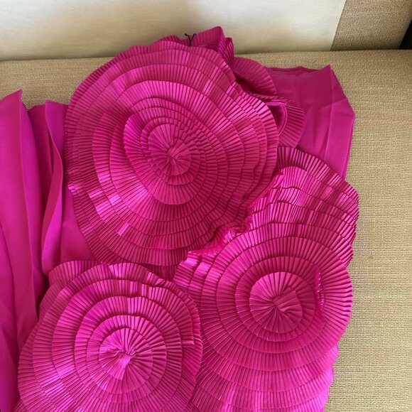 BEST Acler Trusley Maxi Dress AU6/US2 Violet Pink Cocktail Wedding Formal - Picture 5 of 9